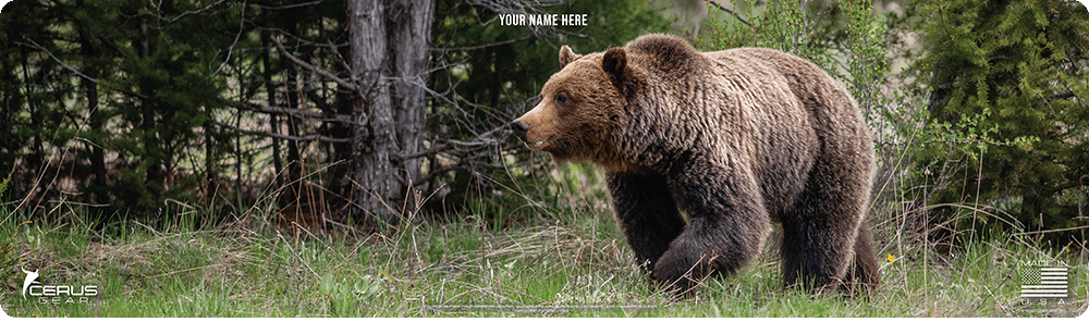 *CUSTOM* Grizzly Bear Wildlife Magnum Mat