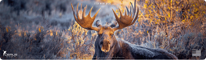 *CUSTOM* Moose Wildlife Magnum Gun Mat