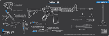 *CUSTOM* AR-15 Instructional Rifle Mat