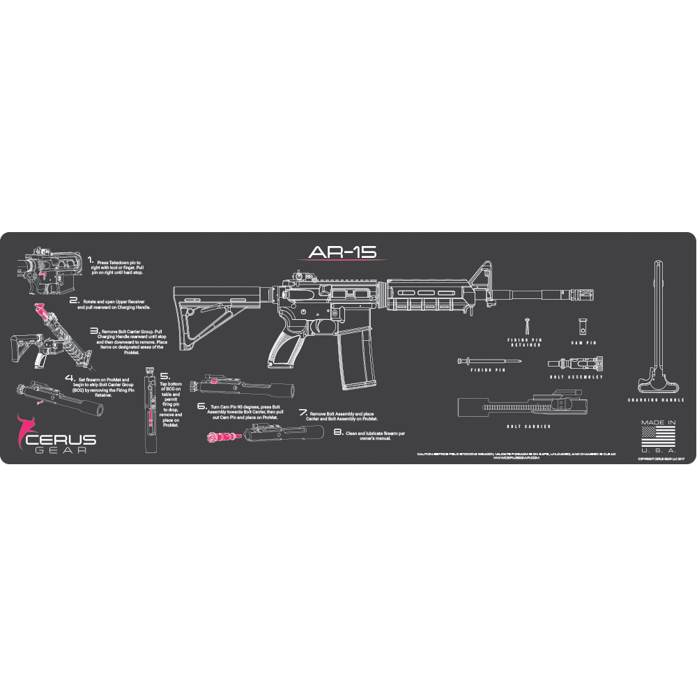 Armorers Bench Mat 12 x 36 AR-15