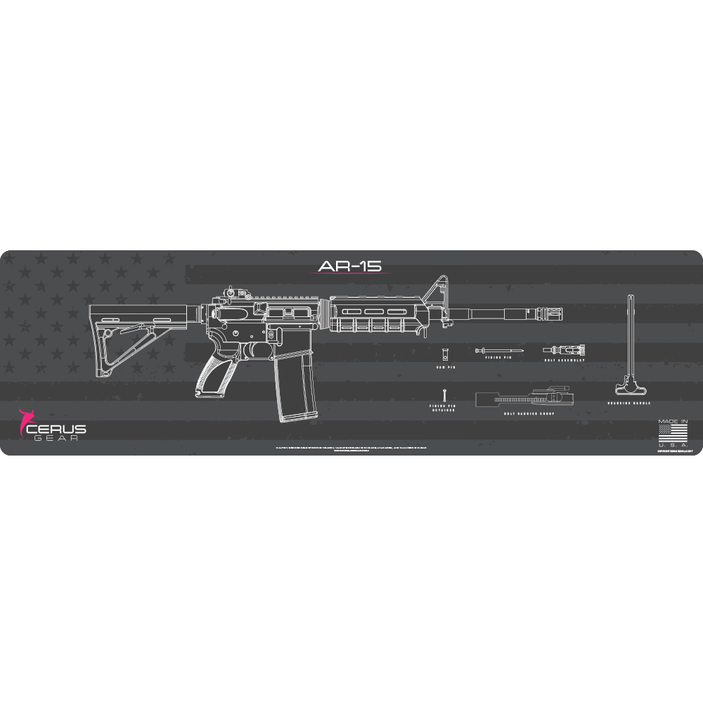 AR-15 Gun Cleaning Mat - Counter Mat – Patriot Patch Company LLC