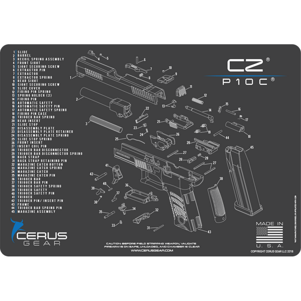 Best CZ  P10C gun pad