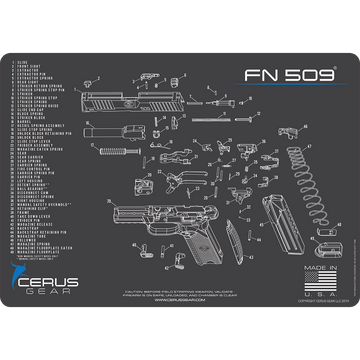 FN 509® Schematic Handgun Mat