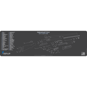 Remington 870 Schematic Magnum Gun Mat