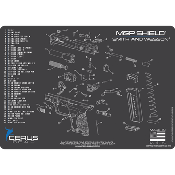 Best M&P Shield Schematic Maintenance Pad