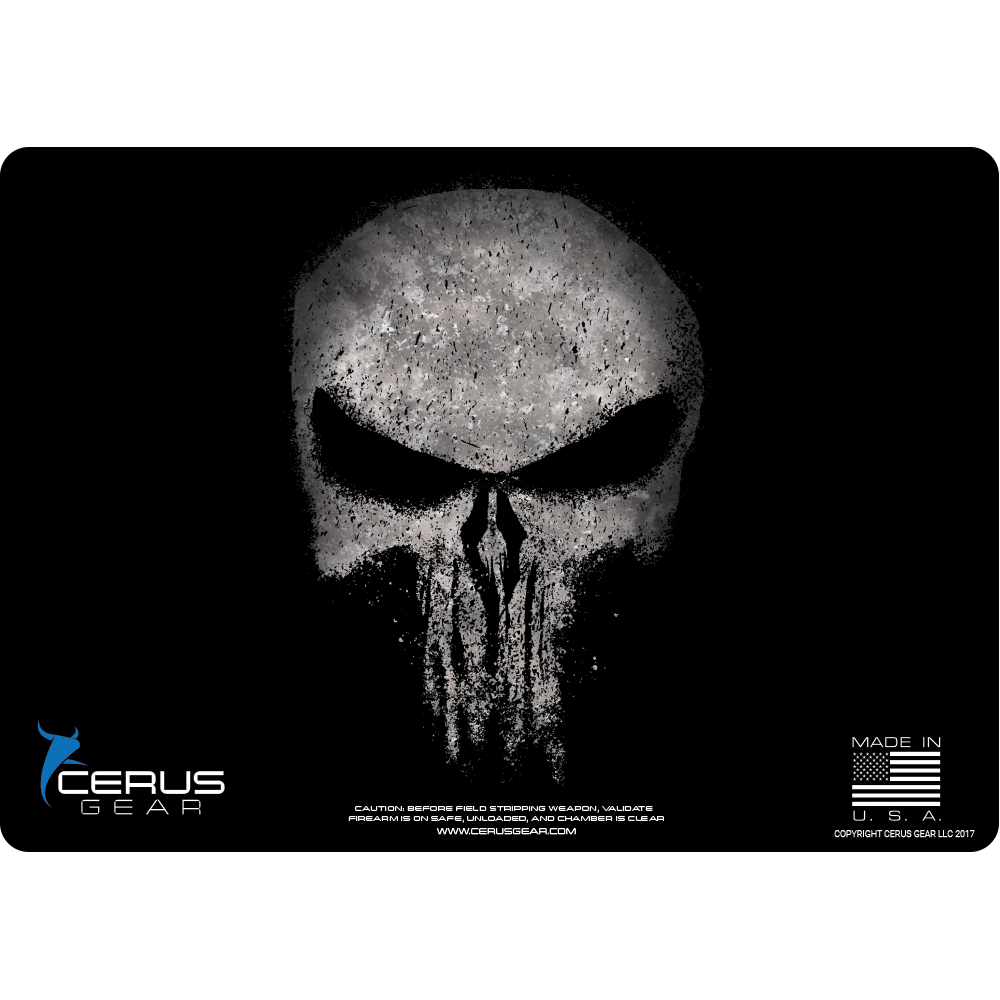 Pistol Cleaning Mat with Punisher Type Character