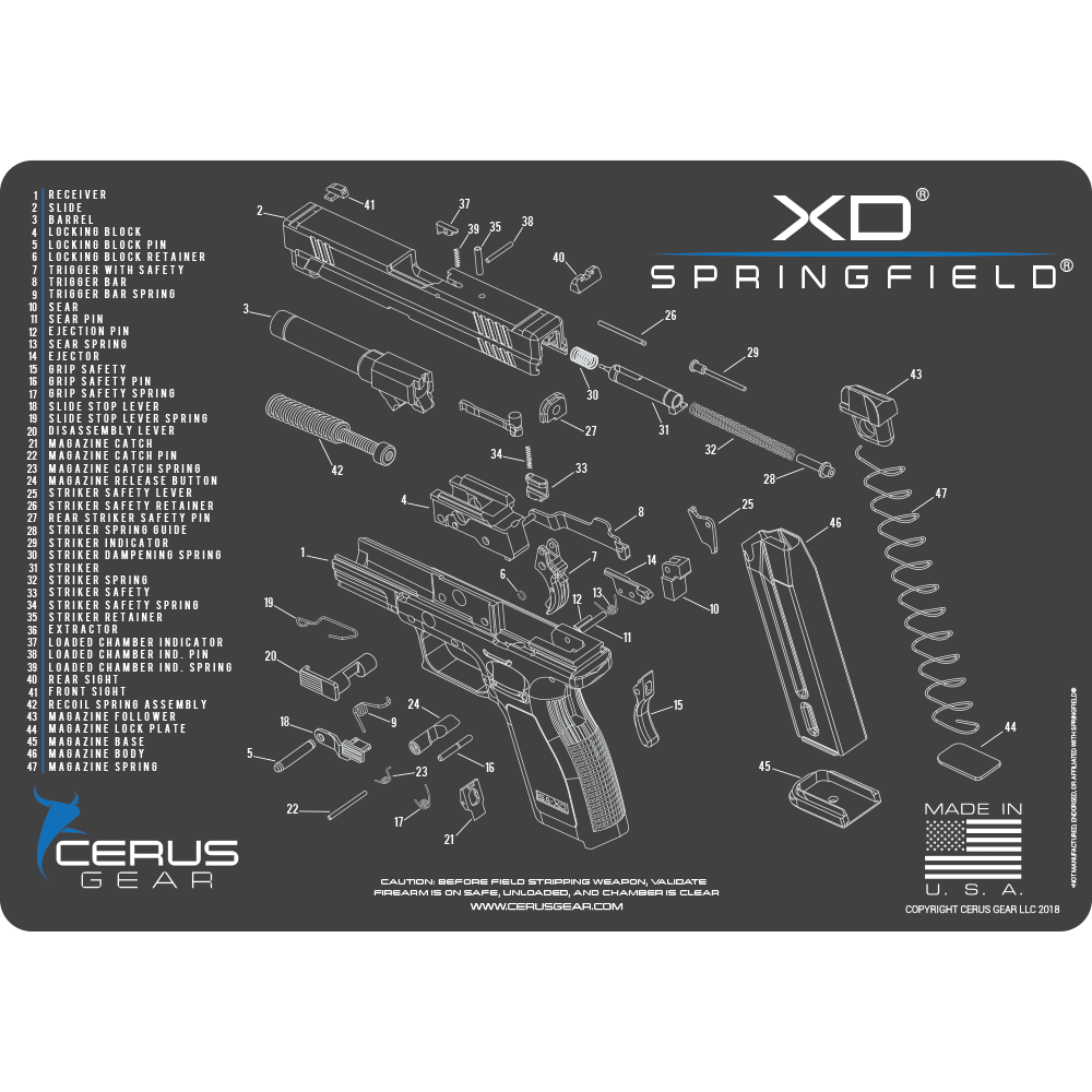 Best Selling XD Gun Mat