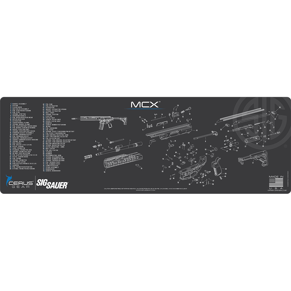 SIG SAUER® MCX Schematic Rifle Mat