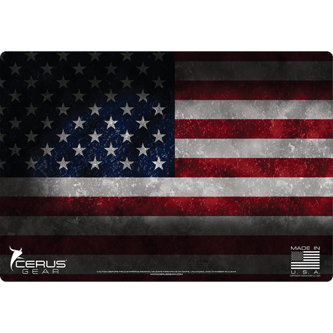 American Flag Gun Mat