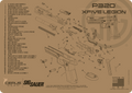 SIG SAUER® P320 X-Five Legion Schematic Handgun Mat