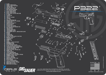 SIG SAUER® P322 Schematic Handgun Mat