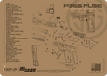SIG SAUER® P365 Fuse Schematic Handgun Mat
