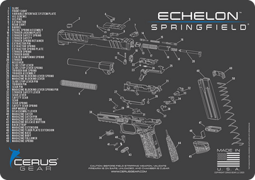 Springfield® Echelon™ Schematic Handgun Mat