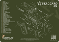 Staccato CS® Schematic Handgun Mat