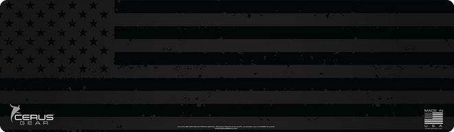 American Flag Shadow Mat