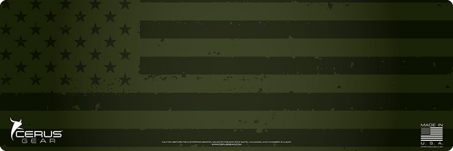 American Flag Shadow Mat