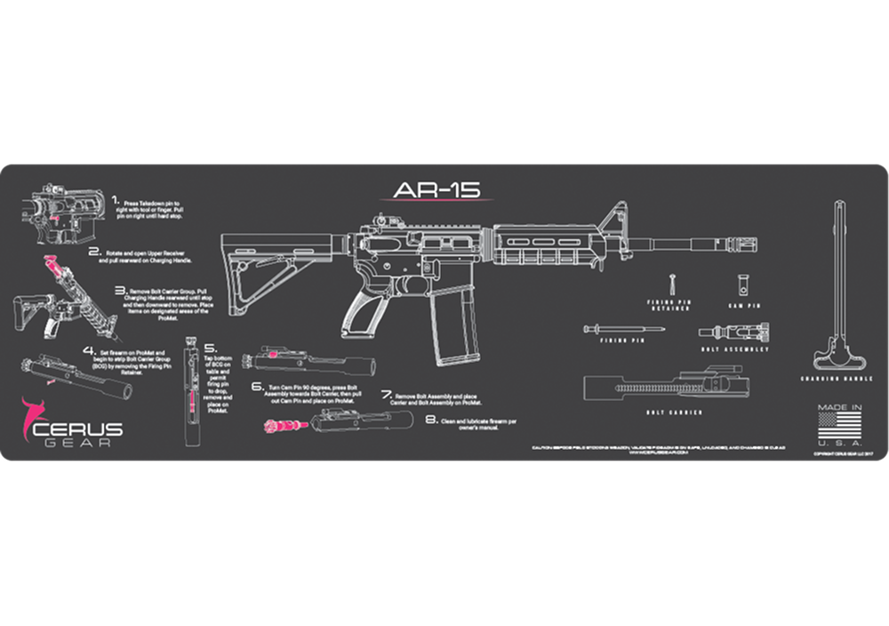 AR-15 Instructional Rifle Mat