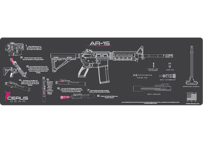 AR-15 Instructional Rifle Mat