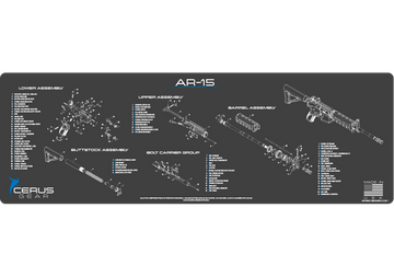 AR-15 Schematic Rifle Mat