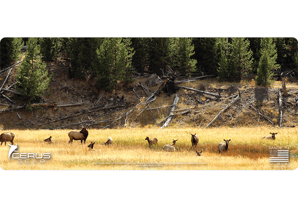 Elk Call of the Wild Wildlife Gun Mat