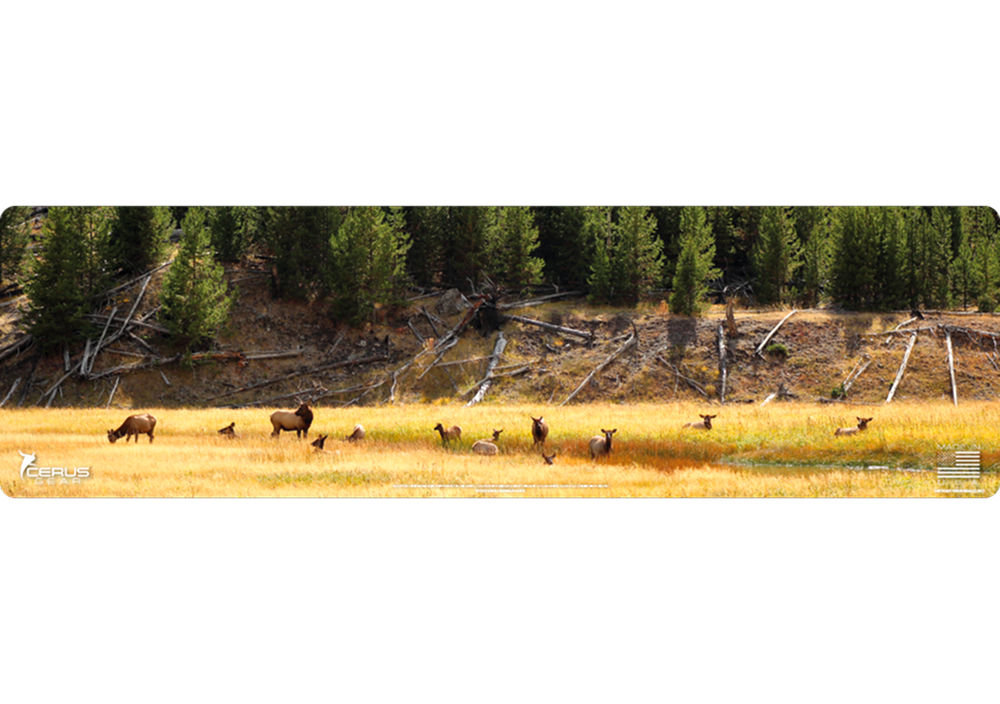 Elk Call of the Wild Wildlife Gun Mat