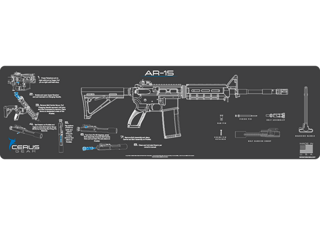 AR-15 Instructional Magnum Gun Mat