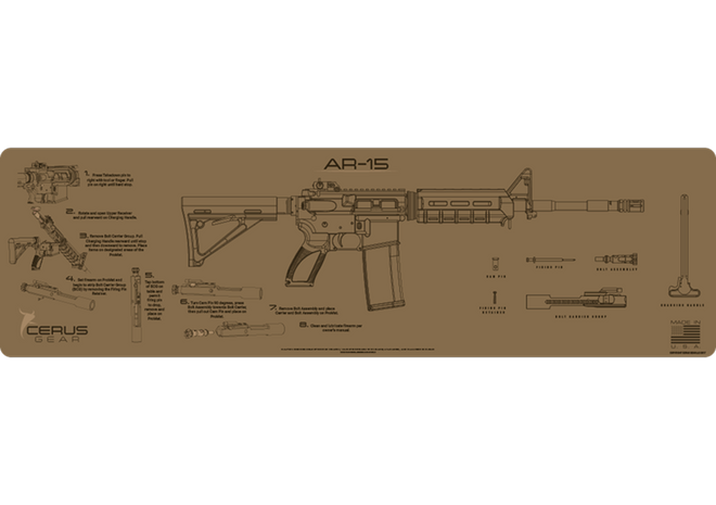 AR-15 Instructional Magnum Gun Mat