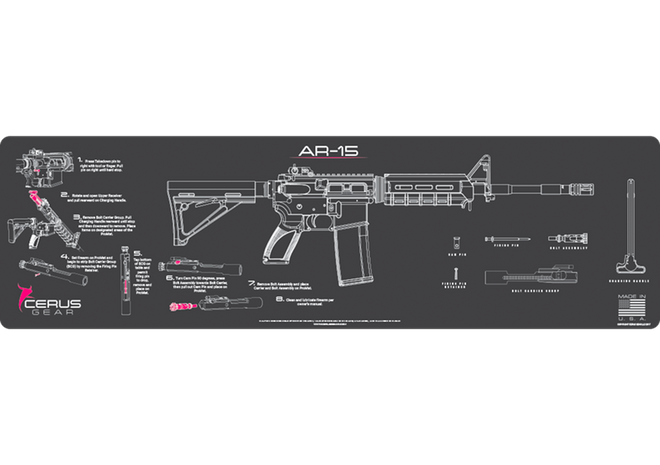 AR-15 Instructional Magnum Gun Mat