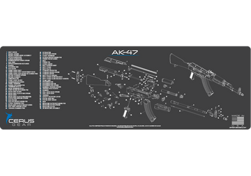 AK-47 Schematic Rifle Mat