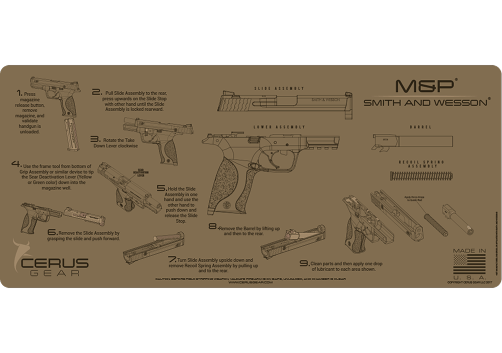 Smith & Wesson® M&P® Instructional Gun Mat