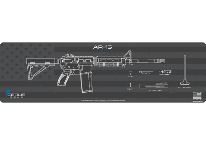 AR-15 Shadow Board Magnum Gun Mat