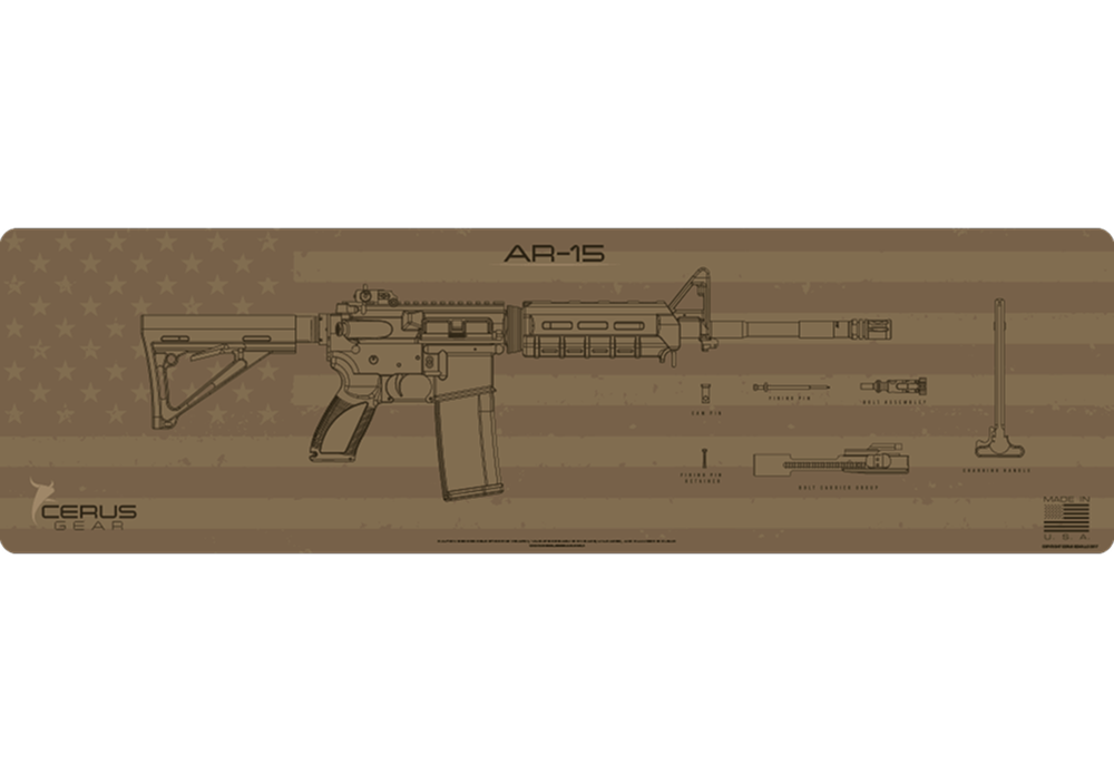AR-15 Shadow Board Magnum Gun Mat