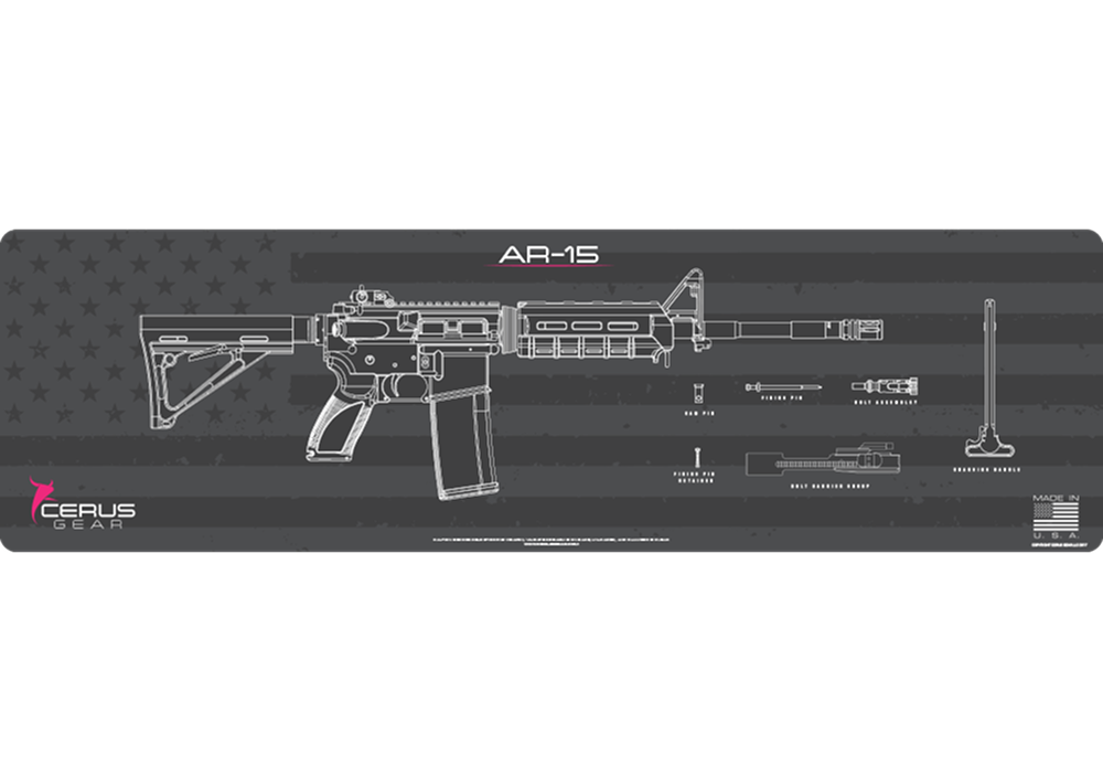 AR-15 Shadow Board Magnum Gun Mat