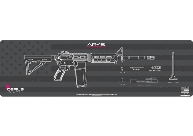 AR-15 Shadow Board Magnum Gun Mat
