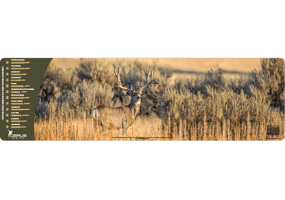 Mule Deer Buck Wildlife Gun Mat