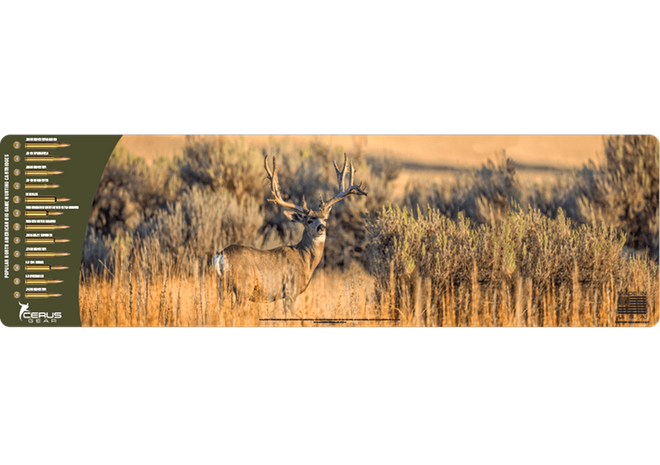 Mule Deer Buck Wildlife Gun Mat