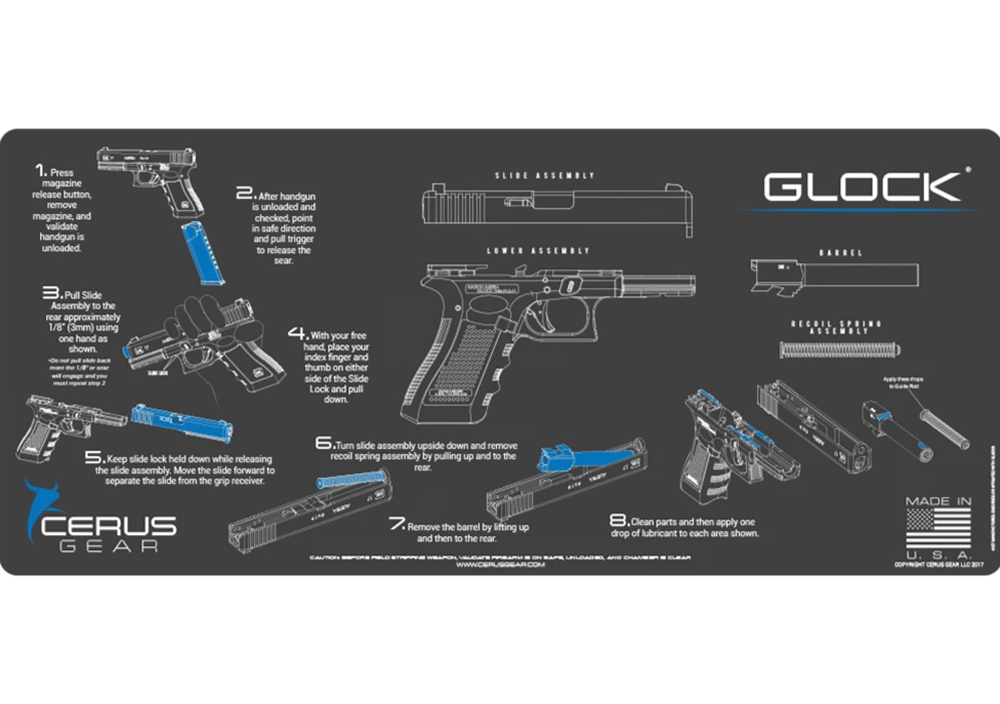 Glock® Instructional Gun Mat