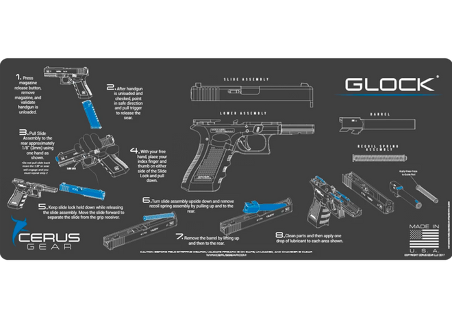 Glock® Instructional Gun Mat