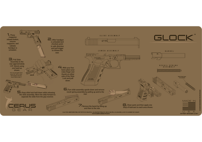 Glock® Instructional Gun Mat