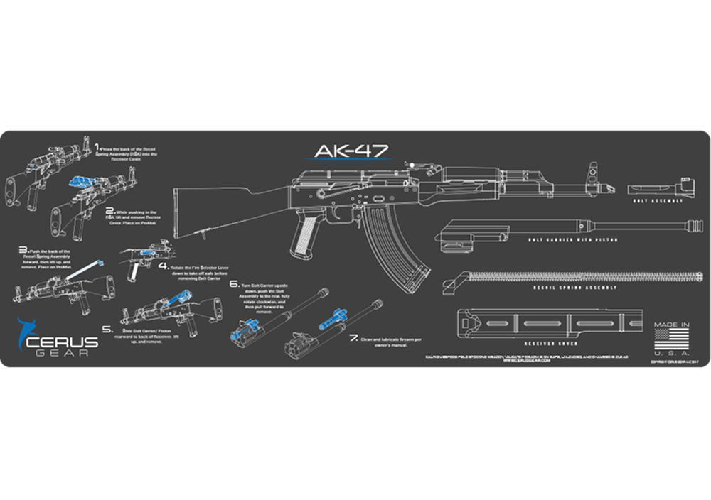 AK-47 Instructional Rifle Mat