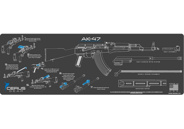 AK-47 Instructional Rifle Mat