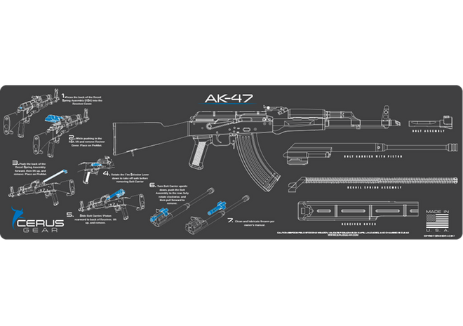 AK-47 Instructional Rifle Mat