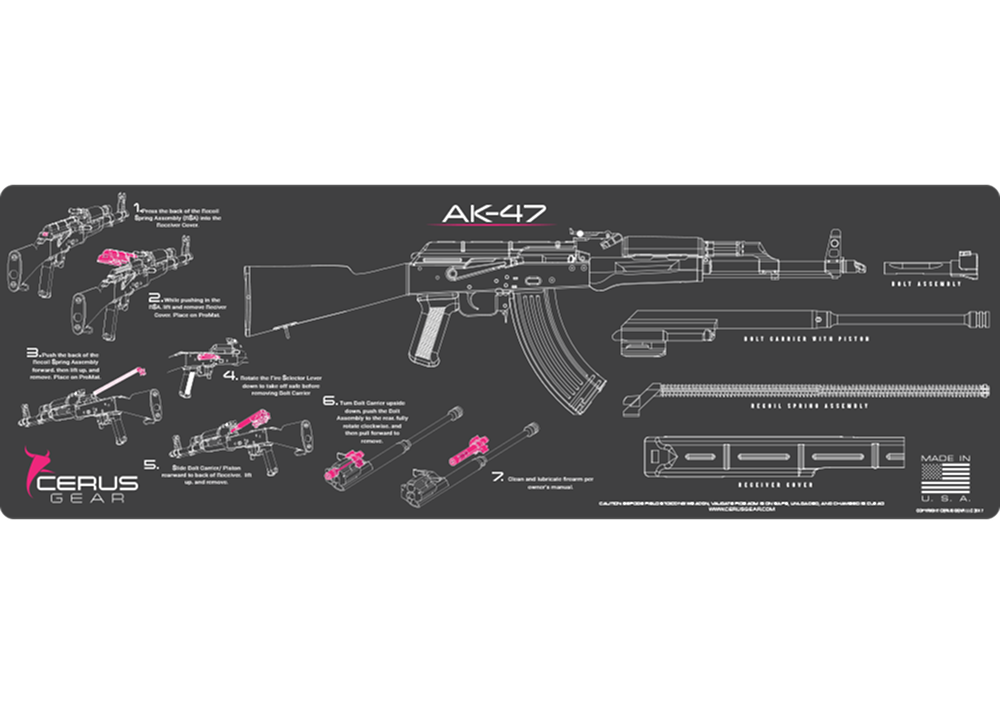 AK-47 Instructional Rifle Mat