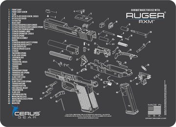 Ruger® RXM® Handgun Schematic Gun Mat