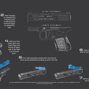 Canik METE MC9 Instructional Gun Cleaning Mat