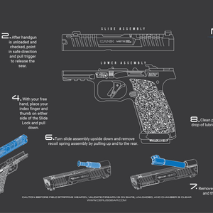 Canik® METE MC9 Prime Parts Schematic Handgun Cleaning Mat