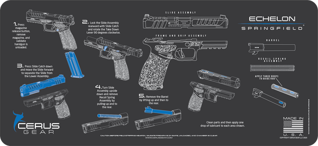 Springfield® Echelon Instructional Gun Mat