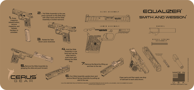 Smith & Wesson Equalizer Instructional Gun Mat