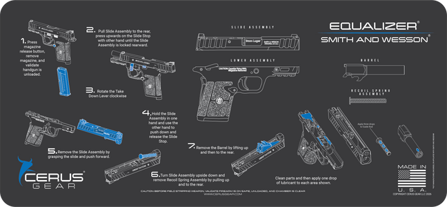 Smith & Wesson Equalizer Instructional Gun Mat