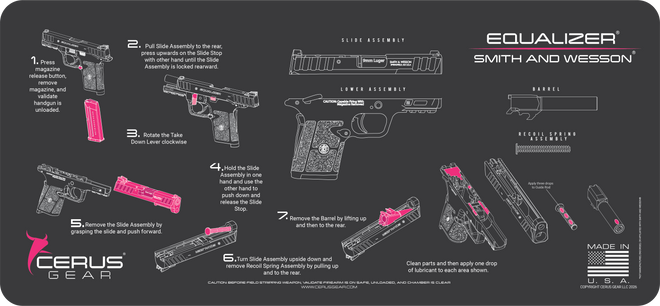 Smith & Wesson Equalizer Instructional Gun Mat